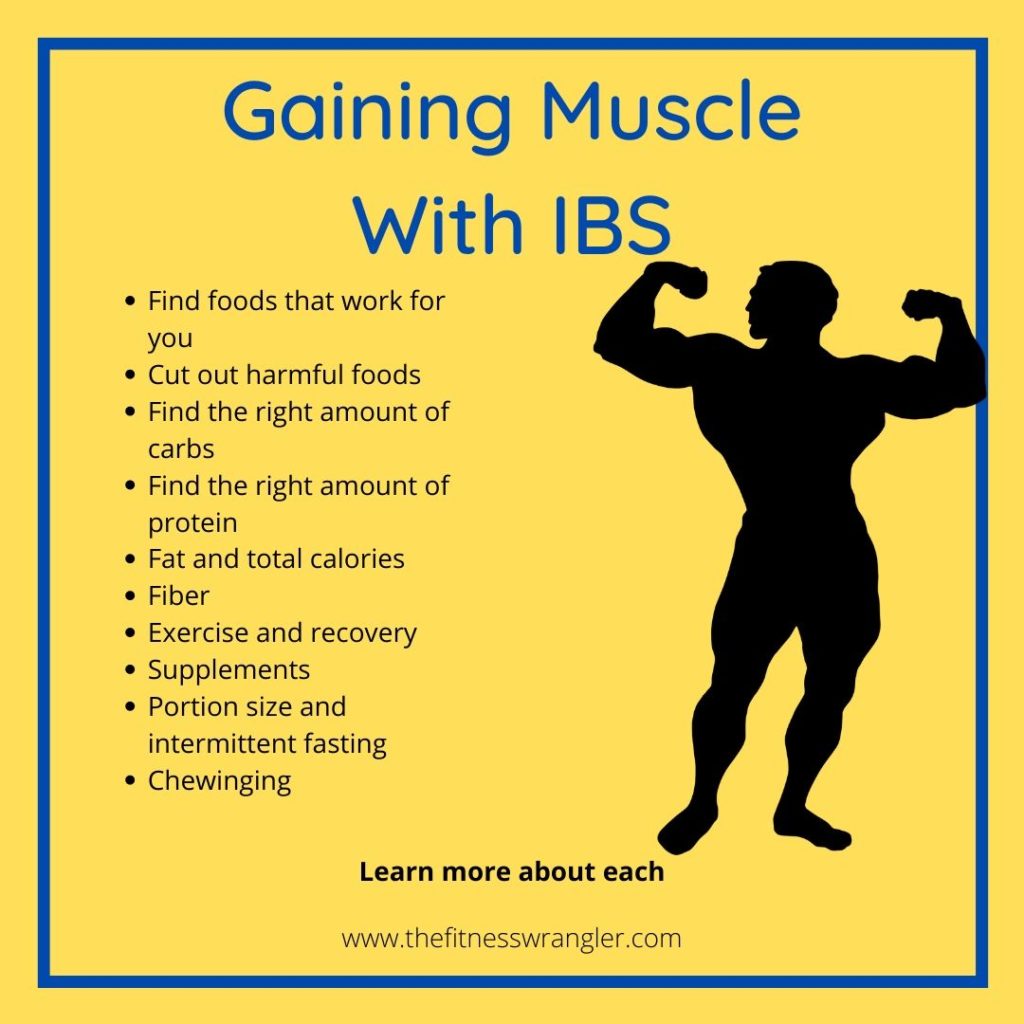 gaining muscle with IBS 